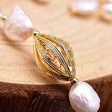 Original Natural Baroque Pearl Set Bracelet