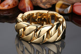Titanium steel thick bracelet