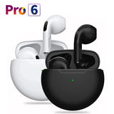 Original Air Pro 6 TWS Wireless Bluetooth Headset 5.3 Headphone Mini Earphone with Mic Charging Box for Xiaomi iPhone Earbuds