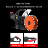 Dust-free cutting machine wire slot artifact double-piece slotting machine dust-free water and electricity installation tool