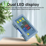 T3230/T3231 110V 220V 12/24V Digital Delay LED Display Cycle Timer Control Adjustable Timing Relay Time Switch
