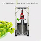 36L Manual Hydraulic Fruit Squeezer Stainless Steel Small Honey Grape Blueberry Mulberry Apple Presser Juicer