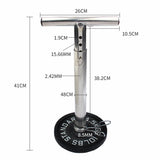 Handle Barbell Hip Trainer Push up Comfortable Kettlebell Bar for Fiess Gym Weightlifting Workout Indoor