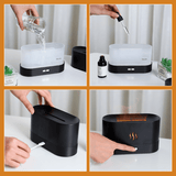 1pc USB Rechargeable Flameless Aromatherapy Diffuser with Ultrasonic Technology for Home and Bedroom