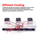 DIY Semiconductor Refrigeration Cooler 180W High Power Coog Device Trinuclear Thermoelectric Peltier