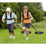 1set Ultimate Speed and Agility Training Set with Resistance Bands and Sled Harness