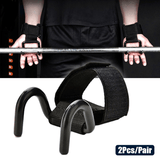 Heavy Duty Weight Lifting Hooks with Padded Workout Hook for Powerlifting, Pull-ups, and Gym Fitness