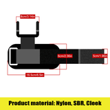 Heavy Duty Weight Lifting Hooks with Padded Workout Hook for Powerlifting, Pull-ups, and Gym Fitness