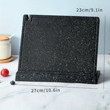 1pc, 3 In 1 Magnetic Knife Holder, Multi-Functional Cutting Board, Detachable Knife Storage Organizer, Kitchen Gadgets