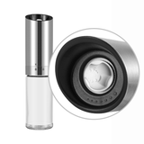 1pc, Stainless Steel Electric Food Grinder, Adjustable Roughness Gravity Induction, Black Pepper Sea Salt Edible Salt Grinder