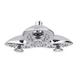 1pc 25.4 Cm Bathroom High Pressure Shower Head, Petal Shape 3 Functions Bathroom Top Shower Head, Rainfall Jetting Shower SPA Shower Head, Bathroom Accessories