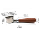 1pc Stainless Steel Fine Baseless Strainer for Espresso Machines