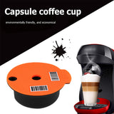 1pc Reusable Coffee Capsule Pods 180ml Coffee Capsule Pod Silicone Lid Compatible With Bosch Happy Suny Vivy Tassimo Machine