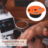 1pc Reusable Coffee Capsule Pods 180ml Coffee Capsule Pod Silicone Lid Compatible With Bosch Happy Suny Vivy Tassimo Machine