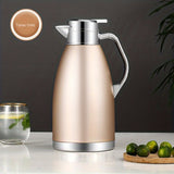 1pc 2.3L 304 Stainless Steel Vacuum Insulated Kettle Warm Water Bottle, European Style Coffee Kettle, Household Hot Water Bottle