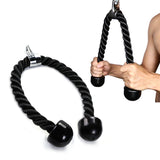 Tricep Rope, Push Pull & Down Cord, Arm Muscle Exercise Resistance Bands, Body Building & Strength Training Equipment