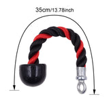 Tricep Rope, Push Pull & Down Cord, Arm Muscle Exercise Resistance Bands, Body Building & Strength Training Equipment
