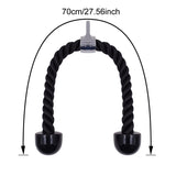 Tricep Rope, Push Pull & Down Cord, Arm Muscle Exercise Resistance Bands, Body Building & Strength Training Equipment
