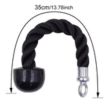 Tricep Rope, Push Pull & Down Cord, Arm Muscle Exercise Resistance Bands, Body Building & Strength Training Equipment