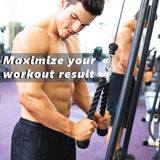 Tricep Rope, Push Pull & Down Cord, Arm Muscle Exercise Resistance Bands, Body Building & Strength Training Equipment