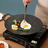 1pc Korean Style Iron Plate Barbecue Pan Outdoor Card-style Stove Grilled Meat Plate Barbecue Plate,, Induction Cooker Grilled Plate Thanksgiving