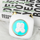 Mini Lable Sticker Printer 57mm Inkless Pocket Thermal Printer Wireless BT Photo Note Printing