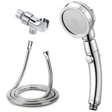 1pc Handheld Shower Head, High Pressure Handheld Shower Head With 152.4 Cm Stainless Steel Hose And Adjustable Holder, 360 Degree Rotating Adjustable High Pressure Water Saving Showerhead With On/Off Switch, 3 Spray Modes RV Bathroom Shower Set