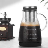 1pc, Glass Pot, Espresso Machine, Cold Brewing Ice Coffee Machine, Dual Purpose Filter Coffee And Teapot, Espresso Ice Drippe