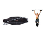 1pc Fitness Belt, Weight Lifting Waist Band, Sports Accessories, Durable Cloth Belt + Iron Chain