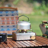 1pc Lightweight Aluminum Camping Kettle For Outdoor Cooking And Brewing Coffee And Tea!