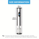 1pc, Electric Bottle Opener With Tin Foil Cutter, Reusable Automatic Wine Opener For Grape Wine, Is An Excellent Gift