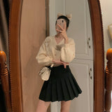Japanese Jacket Gentle and Lazy Style Knitted Cardigan Trend