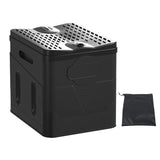 Portable Outdoor Folding Toilet - Strong Bearing Capacity, Reusable Trash Can, Self-driving Travel Supplies