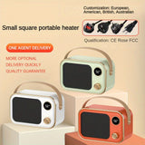 1pc, Electric Handy Heater, High-Power Screen Display Warm Air Blower, Desktop Office Small Heater, PTC Ceramic Heating Fan, Household Portable Heater, Home Decor Room Decor Halloween Christmas Wedding Birthday Gift Winter Essential