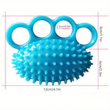 5pcs Fingers Massage Hand Grip Ball, Decompression Toys, Hand Rehabilitation Training Device