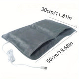 1pc, USB Electric Heating Pad Warm Slippers Gloves Winter Hand And Foot Warmer Washable For Household Use Fast Heating Pad Cute Aesthetic Stuff Home Decor Room Decor Fall Winter Essential Back To School Supplies