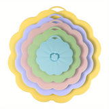5pcs, Lid, Reusable Durable Food Storage Lids For Bowls, Silicone Lid Cover, Dishwasher And Refrigerator Safe Storage