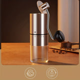 1pc Electric Mini Coffee Grinder Manual Blender Mini Hand-cranked Coffee Bean Grinder Household Small Bean Grinder Portable Freshly Ground Coffee Machine Hand-cranked Bean Grinder Stainless Steel Coffee Grinder Coffee Tools Coffee Accessories