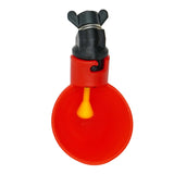 16Pcs Red Automatic Bird Coop Poultry Chicken Fowl Drinker Water Drinking Cups Livestock Drinking Cup Poultry Tools