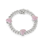 New Product Heart-shaped Zircon Plated All-match Anklet For Lady
