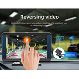 7 Inch Car Multimedia Player with Built-in Camera Support Driving Record Wireless Carplay Android Auto FM Reverse Image