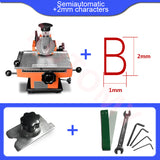 Nameplate Label Printer Semi Automatic hine Metal Aluminum Alloy Name Plate Engrave Emer Marking Tool