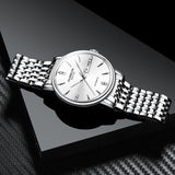 GUANQIN Week Calendar Type 2023 Man watch Stainless steel Automatic Men's watches 50M Waterproof Luxury Mechanical watch for men