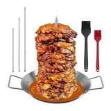 Roasting Grill Stand Roaster Rack Kitchen Outdoor BBQ Tools Carbon Steel Non-stick Grilled Chicken Plate