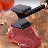 1pc Meat Tenderizer, Meat Hammer, Dual-Sided Kitchen Meat Mallet With Non-Slip Grip, Heavy Duty Metal Meat Pounder