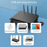 Three-fan High-performance 360mm X 120mm Usb Router Fan Efficient Laptop Host Case Solution with Big for Micro