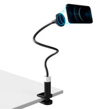 Magnetic Gooseneck Phone Holder Mount Tablet Magnetic Phone Holder For Bed Desk Flexible Mgic Arm Clamp Tablet Stand For Mount