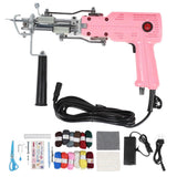 Electric Rug Gun Machine Starter Kit 200W Flexibility High Speed Tufting Machine with Auxiliary Handle 100240V US Plug