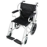Wheelchair Lightweight Folding Wheelchair with Hand Brake Stable Mobility Tool
