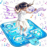 Dance Mat Toys Birthday Gifts, Musical Dance Mat Dance Pad With LED Lights, 6 Game Modes, Built-in Music